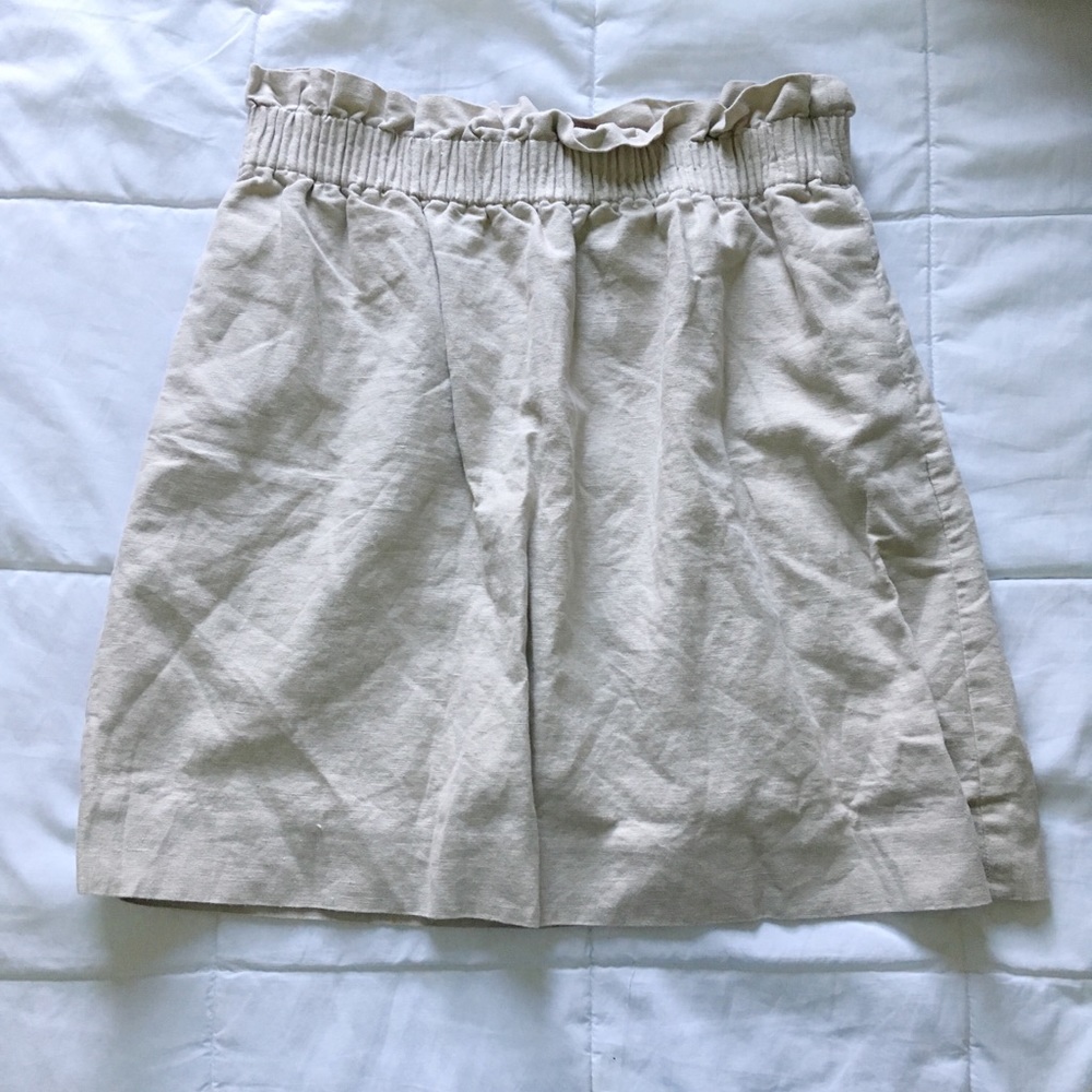 J. Crew Linen Sidewalk Skirt *see description*